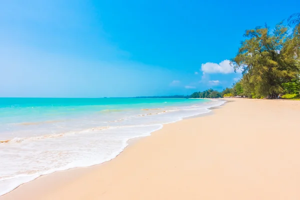 Güzel tropikal plaj ve deniz — Stok fotoğraf