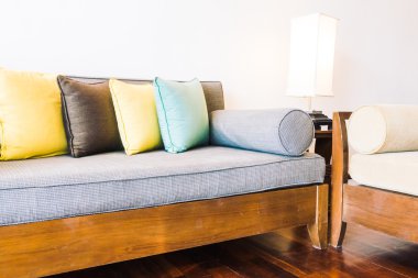 Güzel lüks yastıklar kanepe dekorasyon