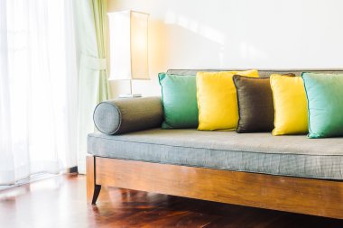 Güzel lüks yastıklar kanepe dekorasyon