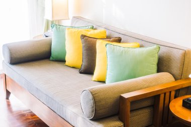 Güzel lüks yastıklar kanepe dekorasyon