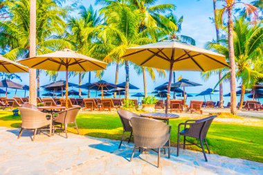 Güzel tropikal plaj ve deniz