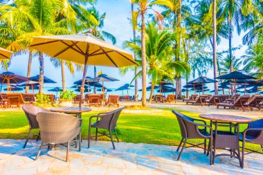 Güzel tropikal plaj ve deniz