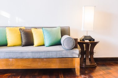 Güzel lüks yastıklar kanepe dekorasyon