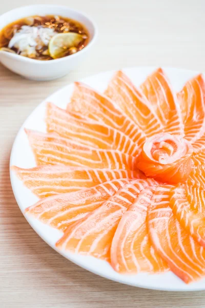 Salmão prato Sashimi — Fotografia de Stock