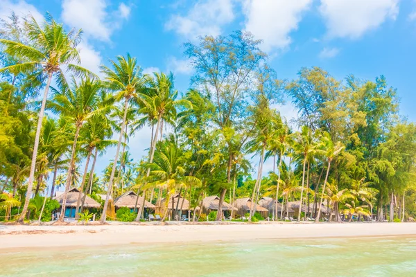 Güzel tropikal deniz ve kum plaj