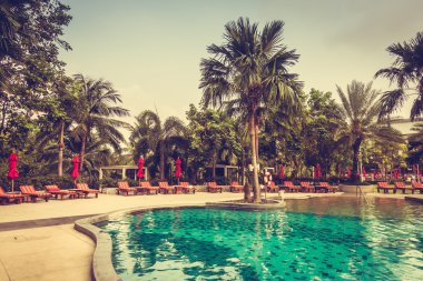 Güzel lüks Açık Yüzme Havuzu