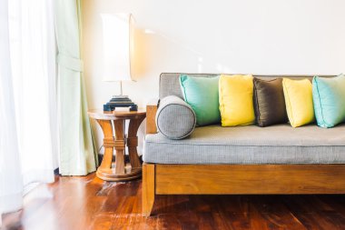 Güzel lüks yastıklar kanepe dekorasyon