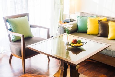 Güzel lüks yastıklar kanepe dekorasyon