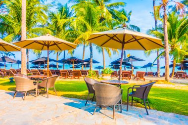 Güzel tropikal plaj ve deniz