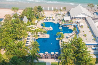 Üst görünüm Yüzme Havuzu