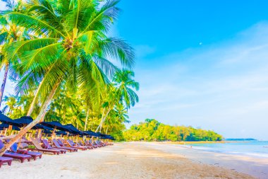 Güzel tropikal plaj ve deniz