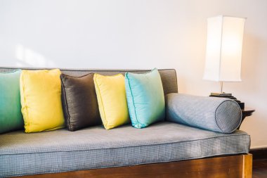 Güzel lüks yastıklar kanepe dekorasyon