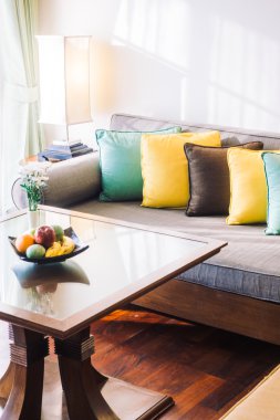 Güzel lüks yastıklar kanepe dekorasyon