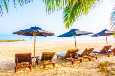 Güzel tropikal plaj ve deniz