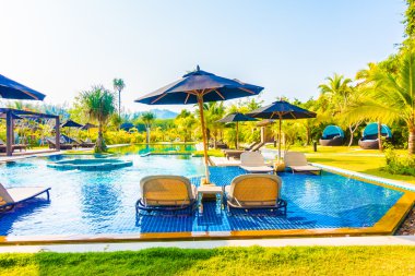 Güzel lüks Açık Yüzme Havuzu