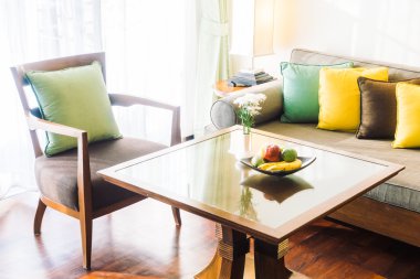 Güzel lüks yastıklar kanepe dekorasyon