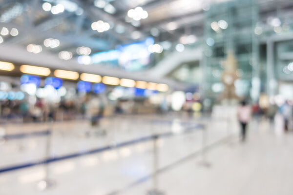 размытие интерьера аэропорта
