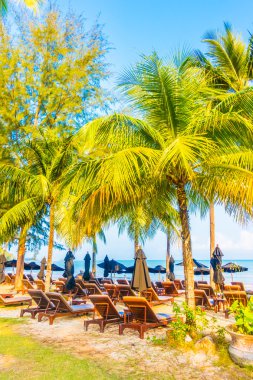 Güzel tropikal plaj ve deniz