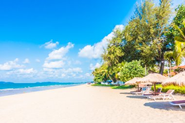 Güzel tropikal plaj ve deniz