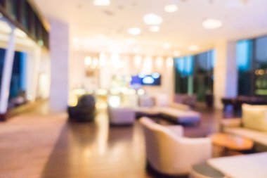 Otel lobisinde bulanıklık