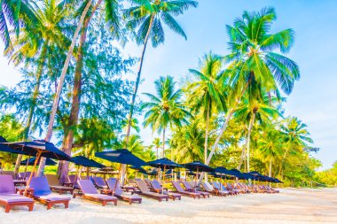 Güzel tropikal plaj ve deniz