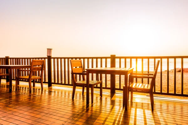 Ristorante all'aperto sulla spiaggia — Foto Stock