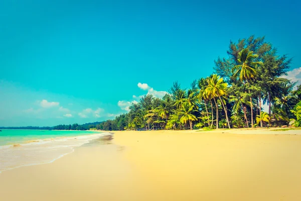 Mooi tropisch strand en zee — Stockfoto