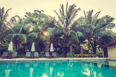 Güzel lüks Açık Yüzme Havuzu