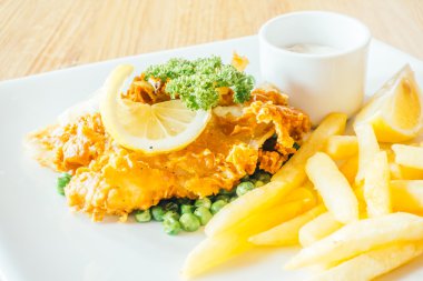 lezzetli balık ve cips