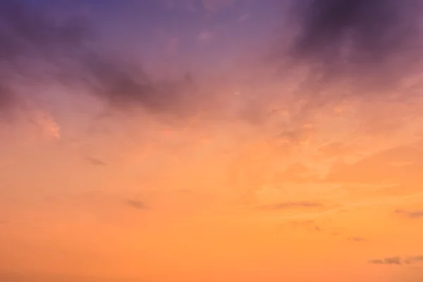 Beautiful Sunset on sky — Stock Photo, Image