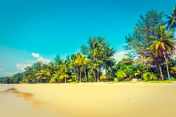 Belle plage tropicale et mer — Photo