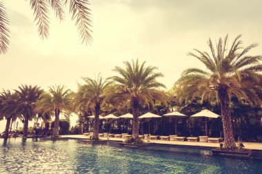 Güzel lüks vintage Yüzme Havuzu