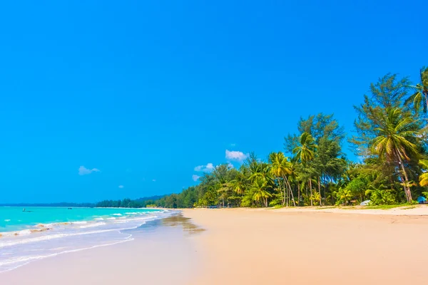 Hermosa playa tropical y el mar — Foto de Stock