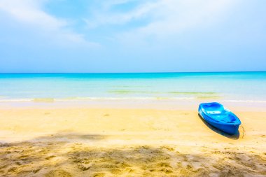 Güzel tropikal okyanus plaj