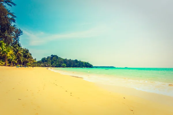 Schöner tropischer Strand und Meer — Stockfoto