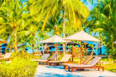 Güzel tropikal plaj ve deniz