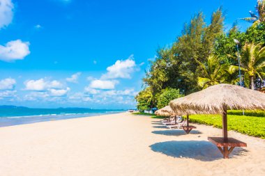 Güzel tropikal plaj ve deniz