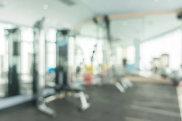 Blur gym and fitness room interior — Stock Photo, Image