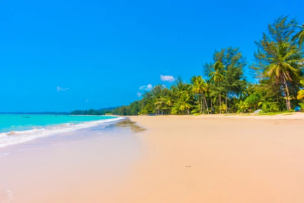 Hermosa playa tropical y el mar — Foto de Stock