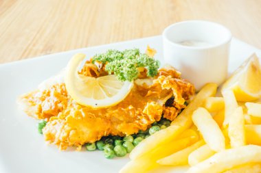 lezzetli balık ve cips