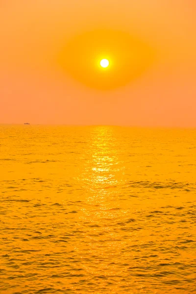 Por do sol e fundo do mar — Fotografia de Stock