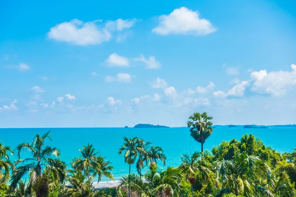 Vista ariale del mare e della spiaggia — Foto Stock