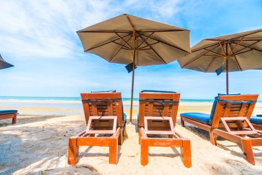 Güzel tropikal plaj ve deniz