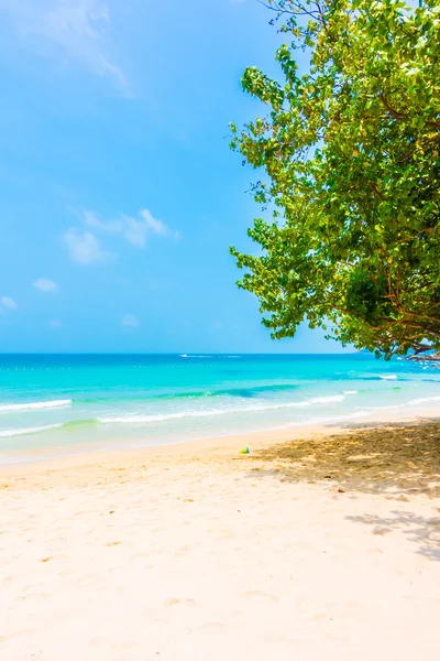 Hermosa playa tropical y paisaje marino —  Fotos de Stock