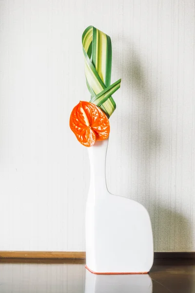 花瓶花装饰 — 图库照片