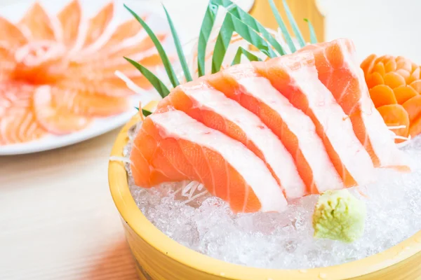 Salmón plato de Sashimi —  Fotos de Stock