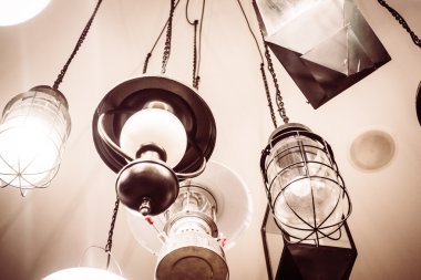 Işık lamba dekorasyon