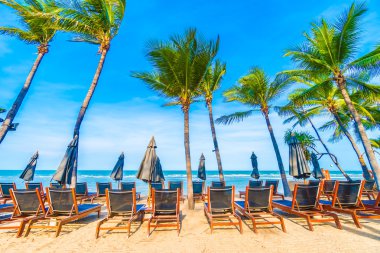 Güzel tropikal plaj ve deniz