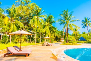 lüks Açık Yüzme Havuzu