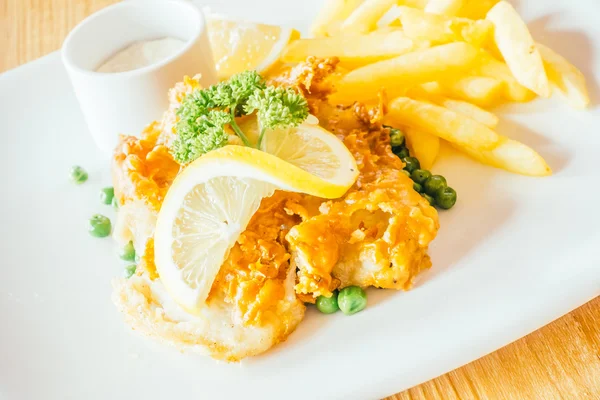 lezzetli balık ve cips